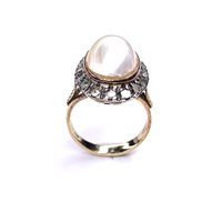 Anello Stocco Gioielli Donna in Oro giallo Perla AS 01 - AS 01